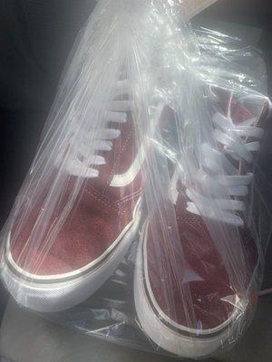 Freshly cleaned shoes!