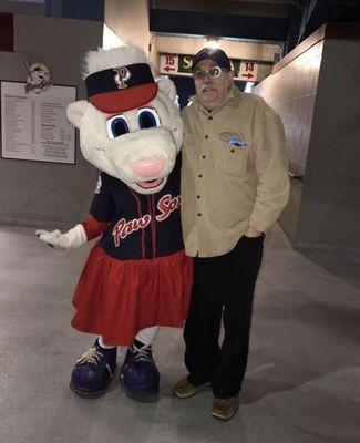 My father with Sox at McCoy! One of his favorite places that is being demolished currently :(
