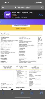 Hertz Car Rental - Naperville - West Ogden HLE
