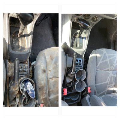 Before and after picture from the Commercial van never give up on your vehicle
