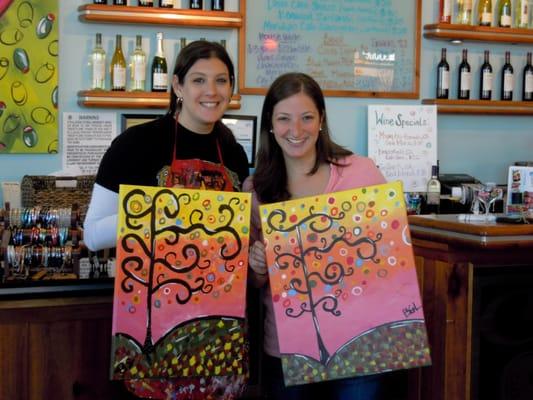 Painted Palette Co-Owners Brooke & Becca