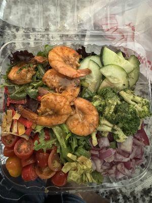 Build Your Own Salad (i had shrimp and chicken and was missing the chicken) no refunds Unfortunately