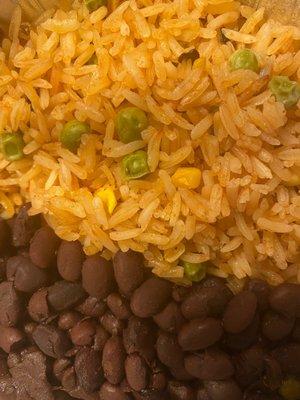 Takeout Mexican Rice and Black Beans