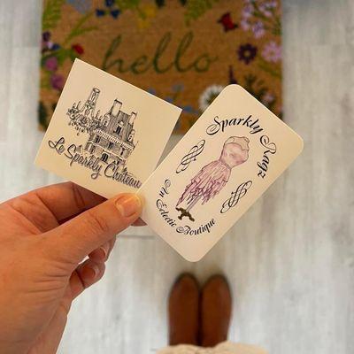 2 businesses! Le Sparkly Chateau and Sparkly Ragz