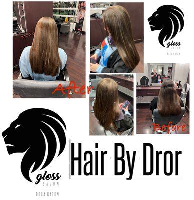 Single Highlites cut and style. By dror