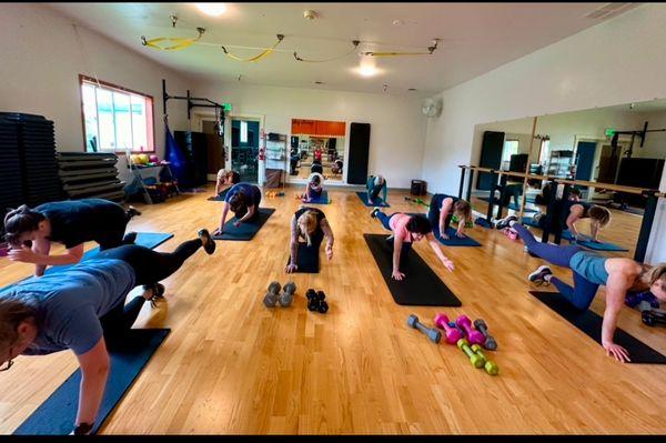 Working out at A Balanced Approach, Kodiak AK