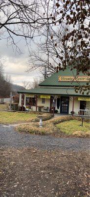 Quaint mountain cafe.