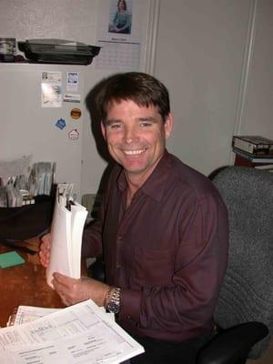 The office work is the hardest part.