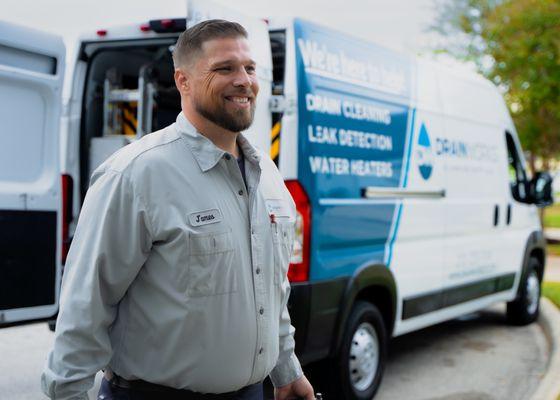 Service with a smile.