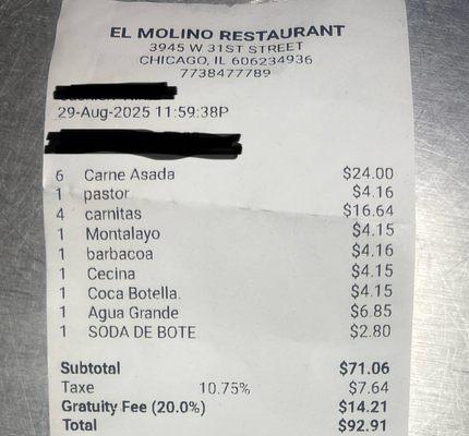 El Molino Taqueria