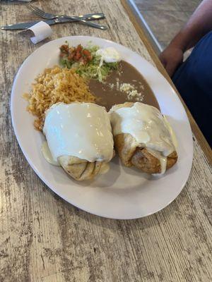 Chicken chimichanga