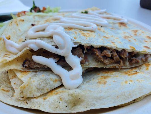 Carne asada quesadilla