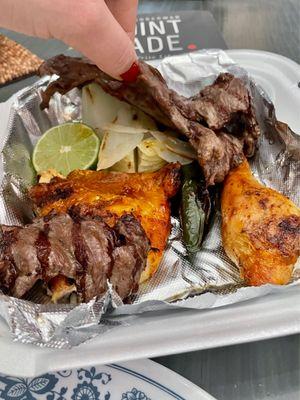 Chicken & beef combo