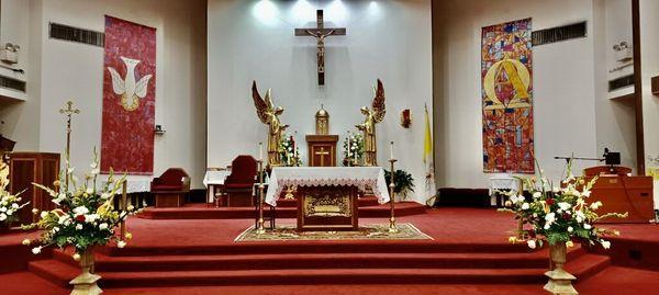 Main altar of the church