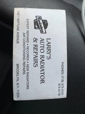 Larry's Auto Radiator Repr