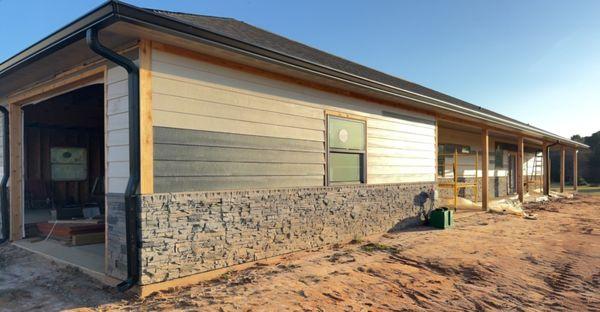 We designed this downspout to "hug" the wall nicely ensuring a firm fit for years to come.