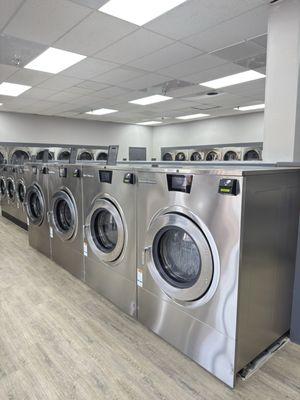 Large 80 pound washers to handle all of your clothes