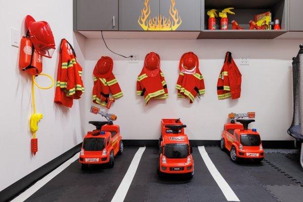 Photo of the fire engine room.