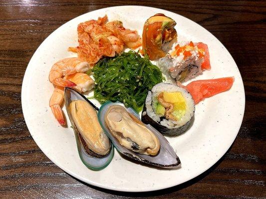 My Selections from the Weekday Lunch Seafood and Sushi Bars