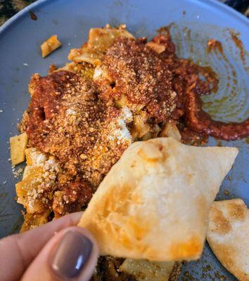 Lasagna and a Sammy.