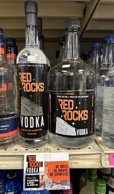 They just got in the Red Rocks Vodka! It's so smooth and delicious! My new favorite