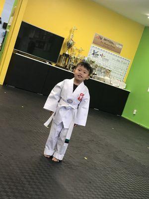 White belt 8 years ago!