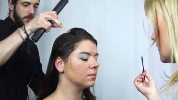 Co-owners Cody & Mallory on set.