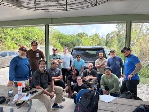 New candidates at the range for final test