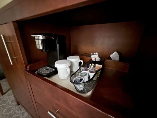 Coffee bar - though head upstairs for the contential breakfast