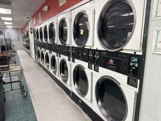 We have lots of washers and dryers