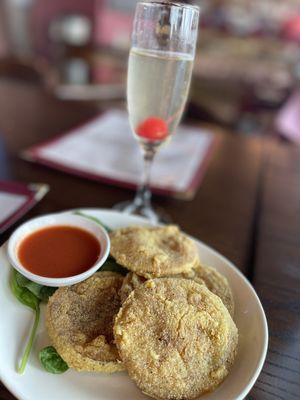 Fried green tomatoes