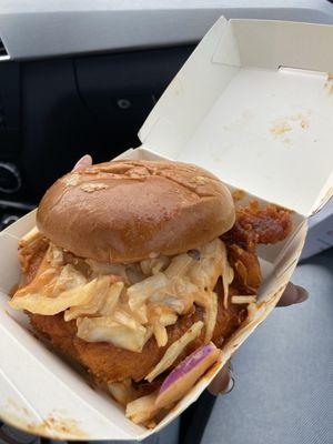 THE Fiery Chicken Sandwich