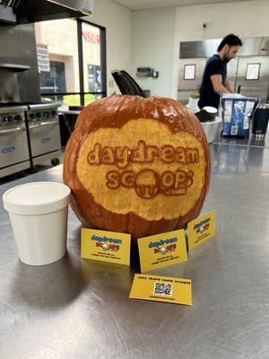 A pint and a pumpkin