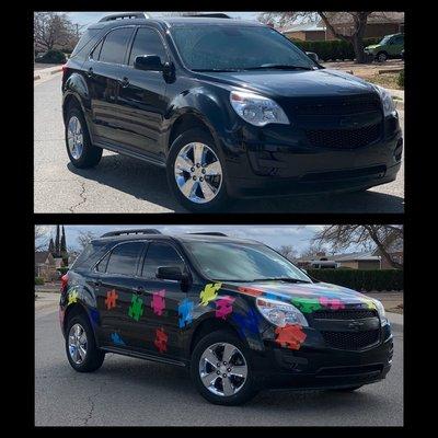 Custom autism awareness job