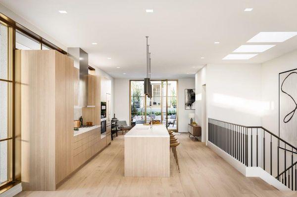 Kitchen, Courtyard Townhome