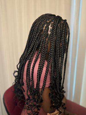 Medium box braids