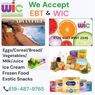 We accept WIC & EBT