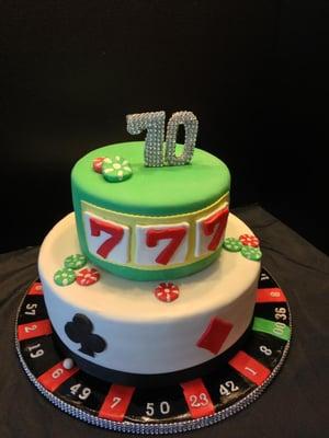 Casino Birthday Cake
