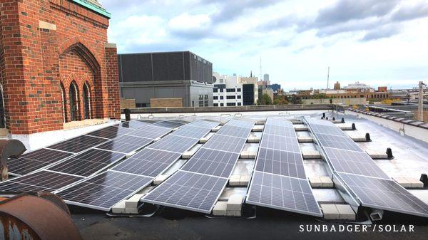 Sun Badger Solar ground mount system