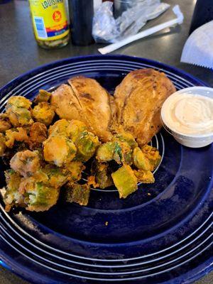 Hammered boneless chicken breast. Terrible.