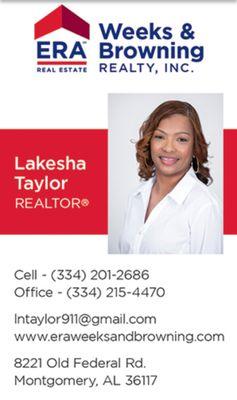 Lakesha Taylor - ERA Weeks & Browning Realty