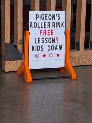 Free lesson for kids at 10 AM