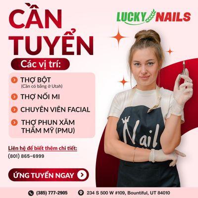 LUCKY NAILS ĐANG TUYỂN DỤNG!