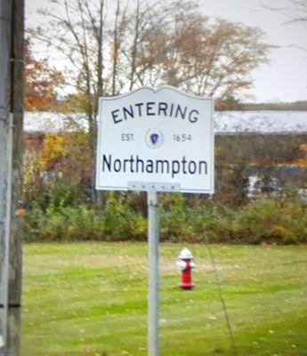 Entering Northampton from Hatfield!