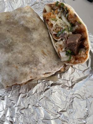 Lengua Burrito Supreme