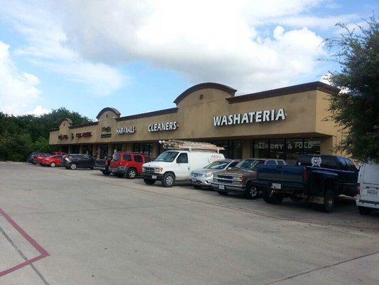 Outside of the washateria