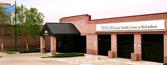 From website http://www.baylorrichardsondoctors.com/Locations/Pages/location.aspx