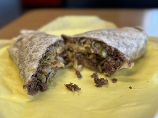Beef burrito
