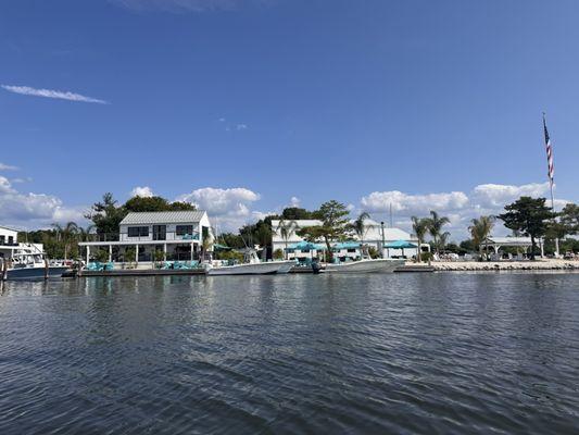 View of the Haven Harbour South property from across the way at the Waterman's restaurant