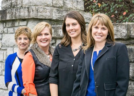 Tonyia Cormican Office Administrator, Joan Lane Listing Agent, Ashley Enneking Buyer Agent & Marketing, Jacquie Stewart Buyer Agent,